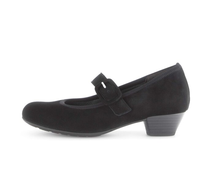 Spangenpumps schwarz #0