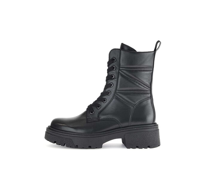 Stivaletto stringato nero #0