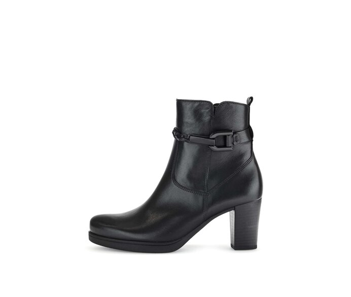 Bottine plateau noir #0