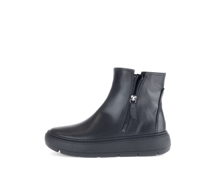 Sportliche Stiefelette schwarz #0