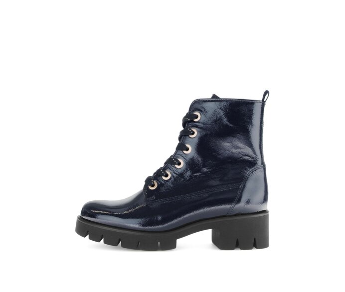Schnürstiefelette blau #0
