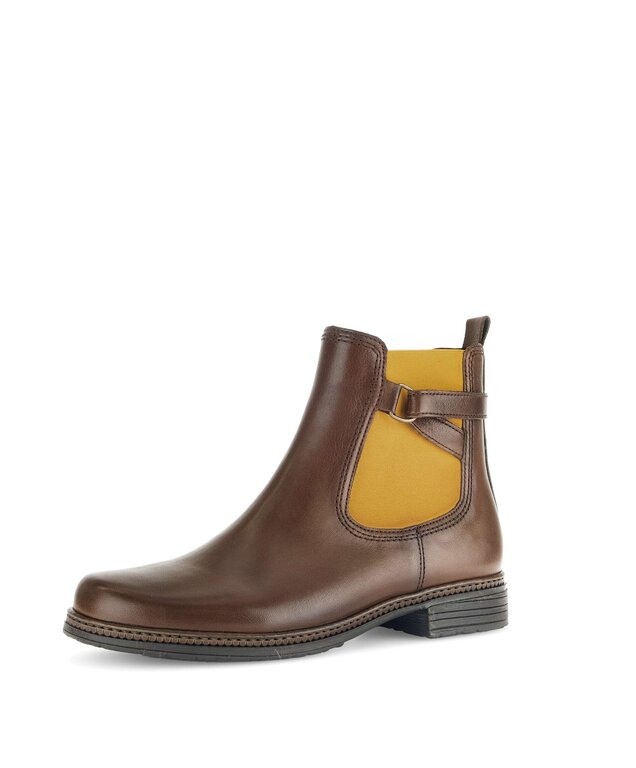 Chelsea Boots GefÃ¼tterte Boots Damen Braun Leather Chelsea Boots