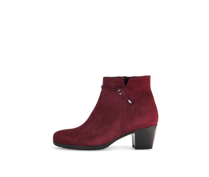 Bottine elegante 55.522.15 Daim rouge Gabor