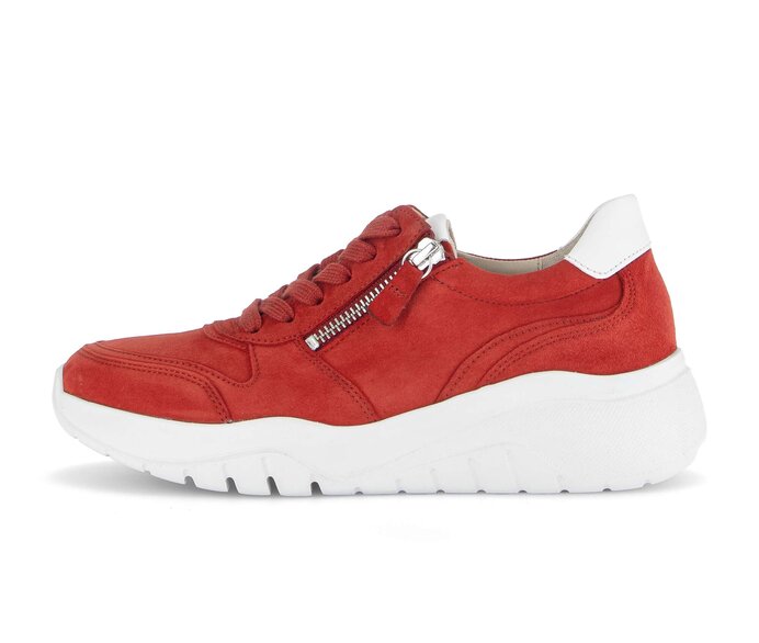 Schoen rood suède on sale