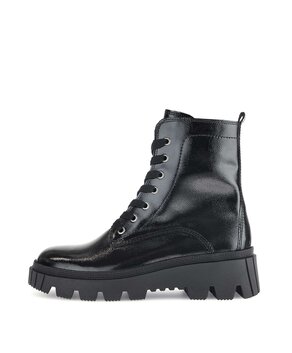Schnürstiefelette schwarz