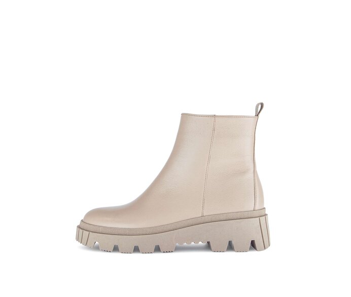 Stivaletto con plateau beige #0