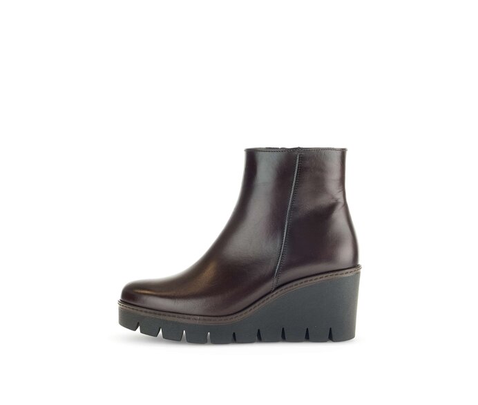 Bottine plateau marron #0
