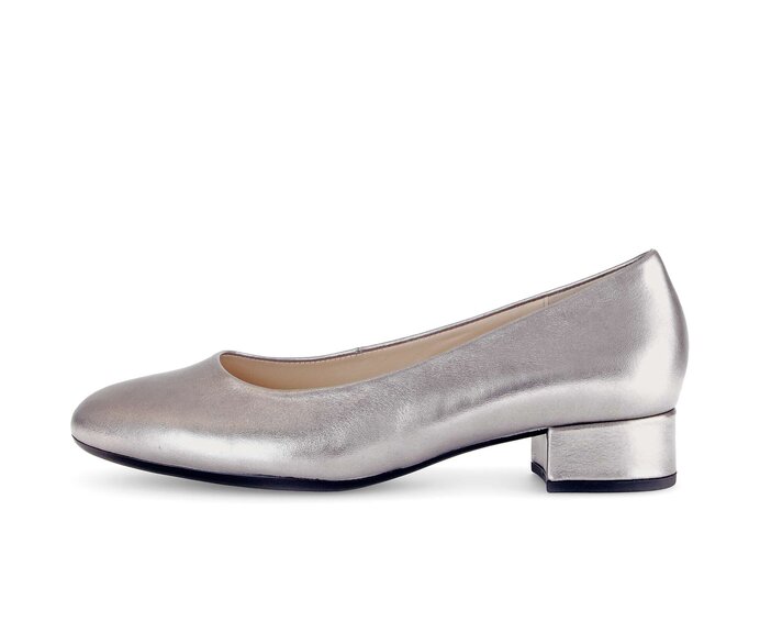 Escarpin elegant 51.320.60 Cuir lisse argent Gabor