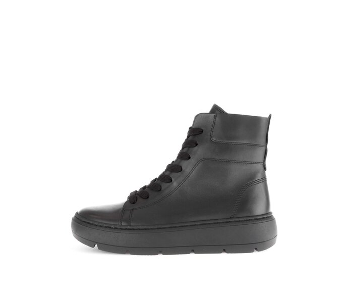 Sportliche Stiefelette schwarz #0