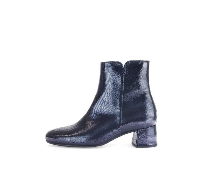 Elegante Stiefelette blau #0