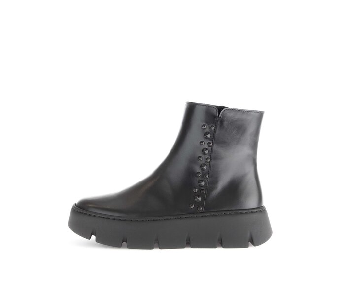 Plateau Stiefelette schwarz #0