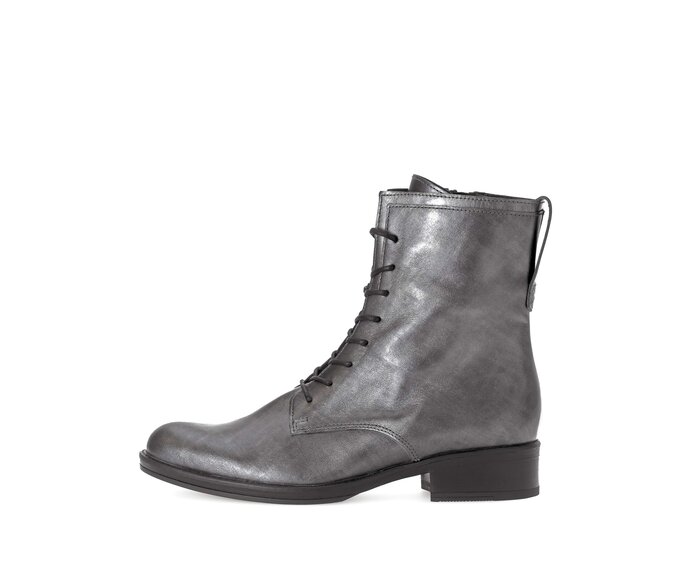 Schnürstiefelette grau #0