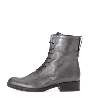 Schnürstiefelette grau