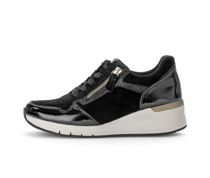 Lage sneaker zwart #0