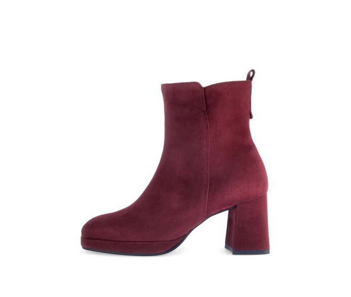 Elegante Stiefelette rot #0