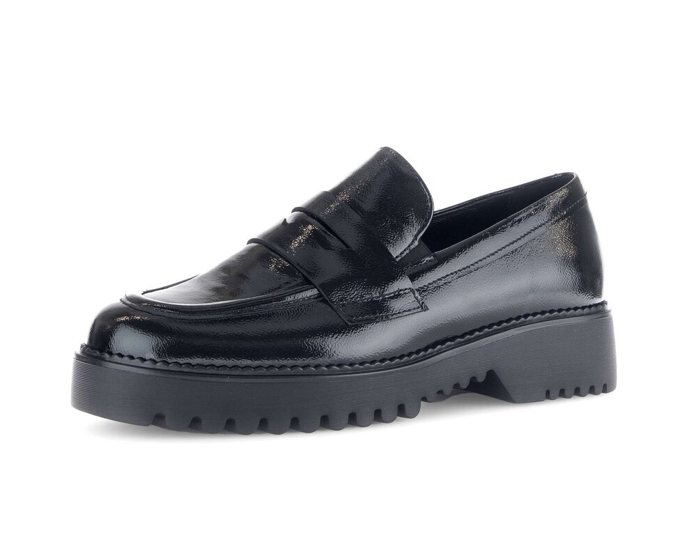 大人気新品をすべて Loafer - 52.453.97 - Lackleder schwarz | Gabor その他