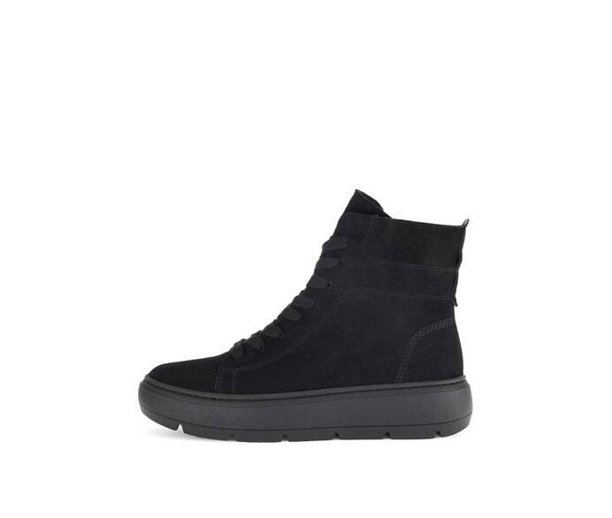 Sportliche Stiefelette schwarz #0