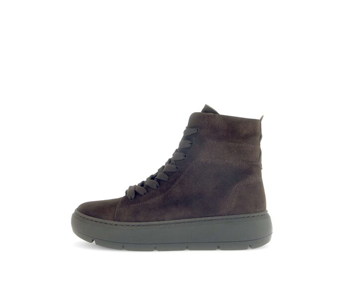 Sportliche Stiefelette braun #0