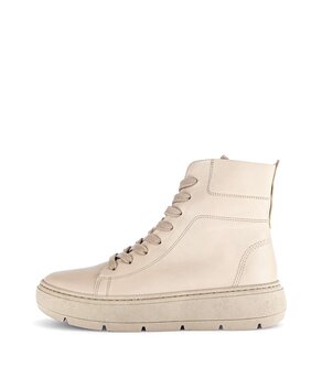Sportliche Stiefelette beige