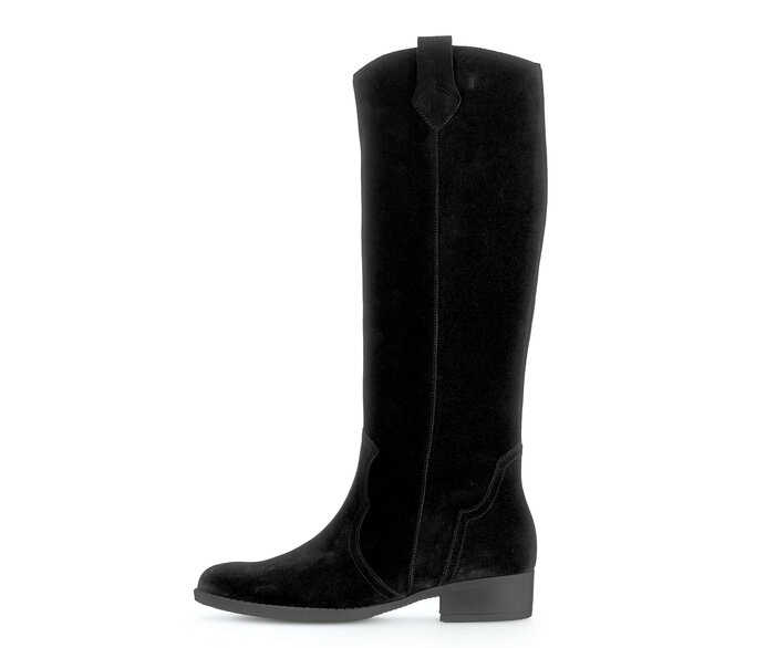 Botte noir daim store