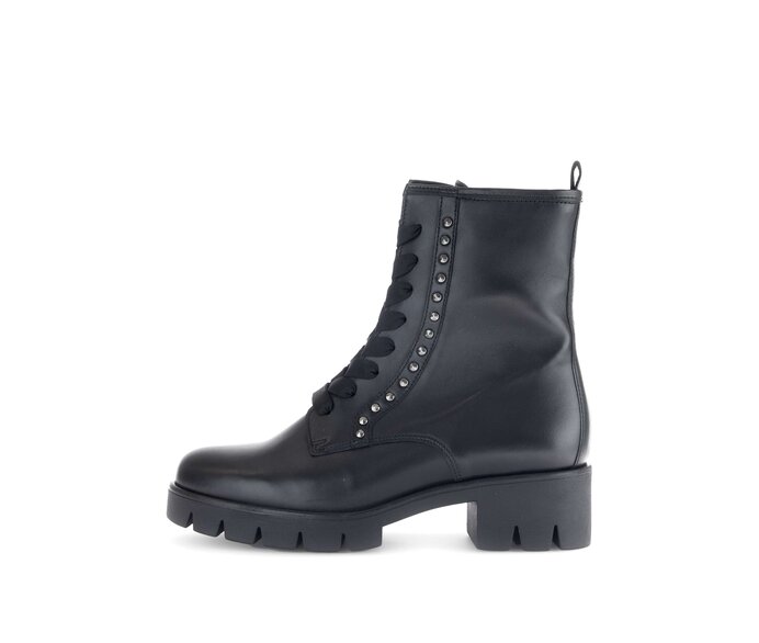 Stivaletto stringato nero #0
