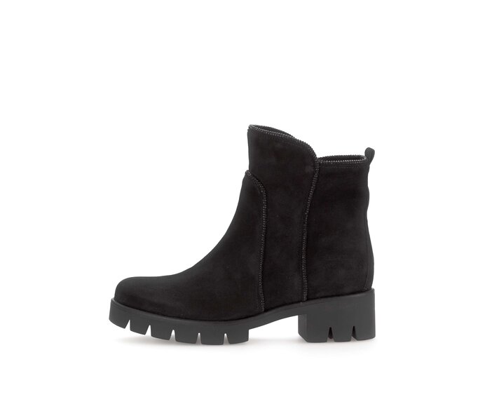 Sportliche Stiefelette schwarz #0