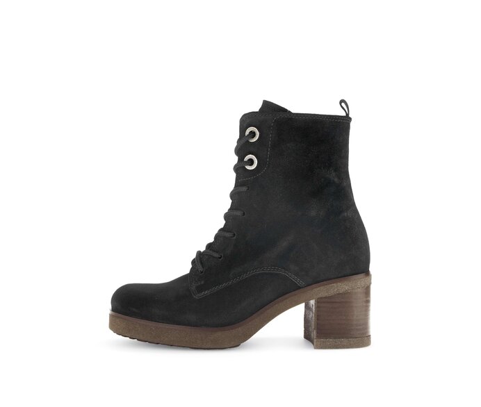 Stivaletto stringato nero #0