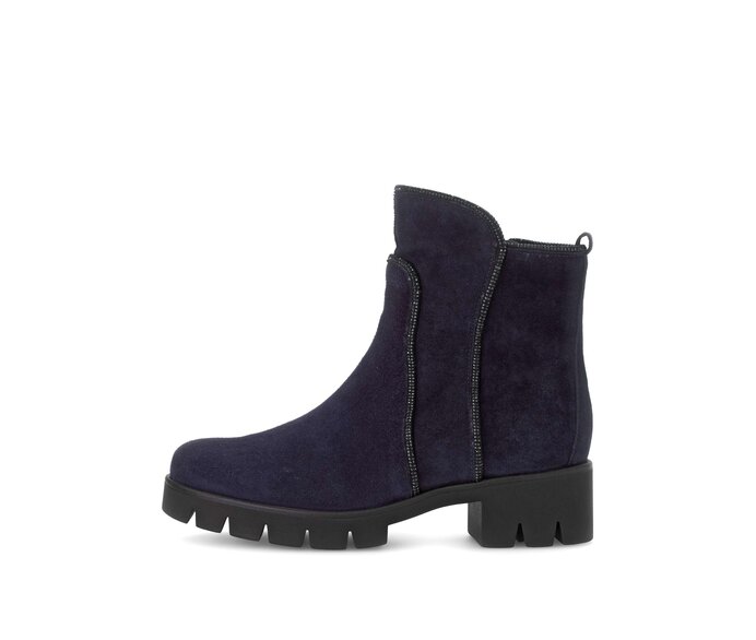 Sportliche Stiefelette blau #0