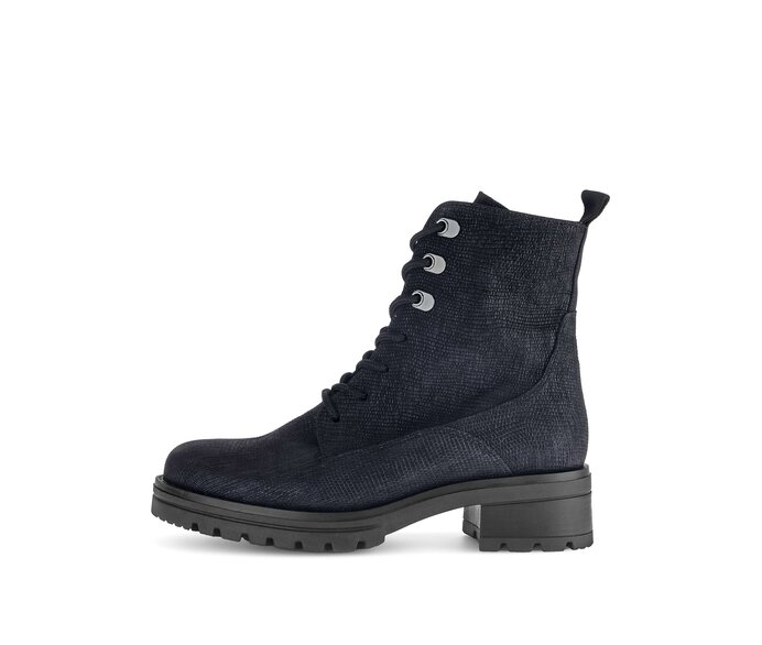 Schnürstiefelette blau #0
