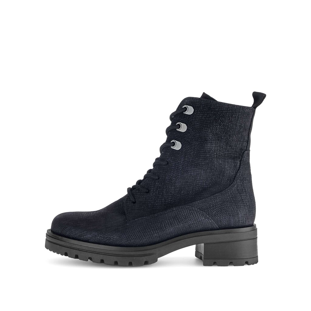 Pius Gabor Schnürstiefelette blau