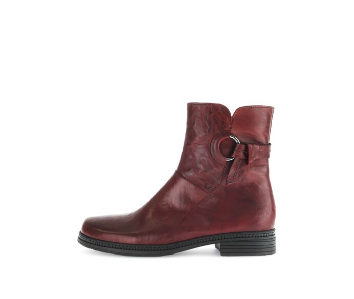Elegante Stiefelette rot #0