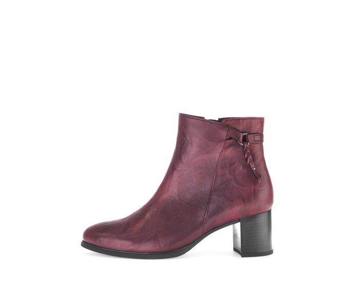 Stivaletto rosso pelle discount