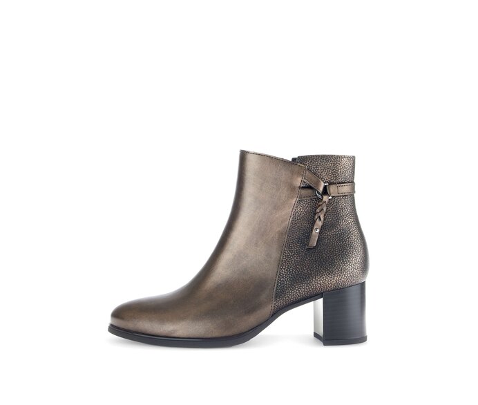 Elegante Stiefelette bronze #0