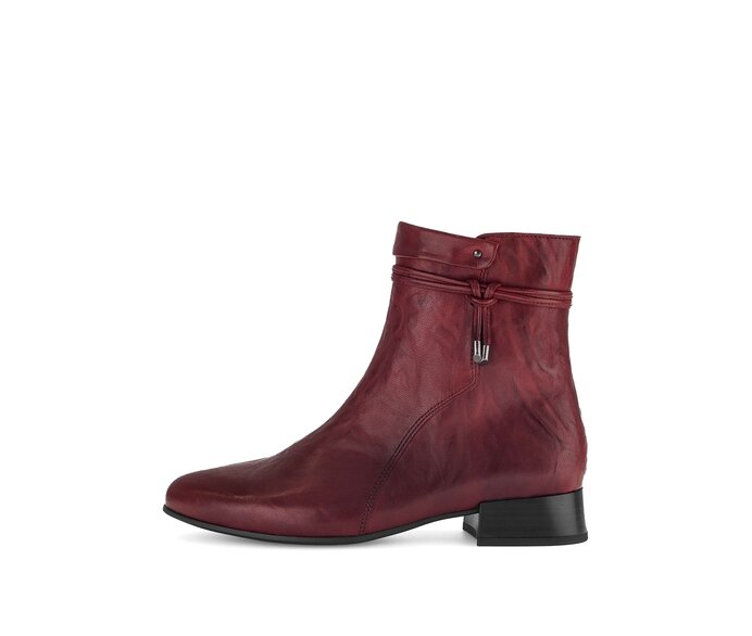 Elegante Stiefelette rot #0