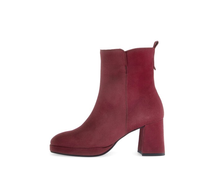 Elegante Stiefelette rot #0