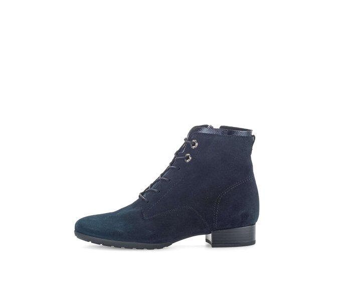 Schnürstiefelette blau #0