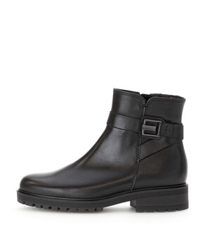 Sportliche Stiefelette schwarz