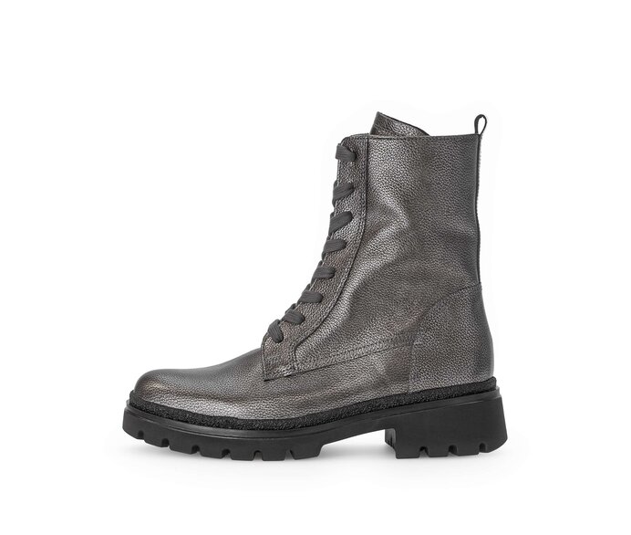 Schnürstiefelette grau #0