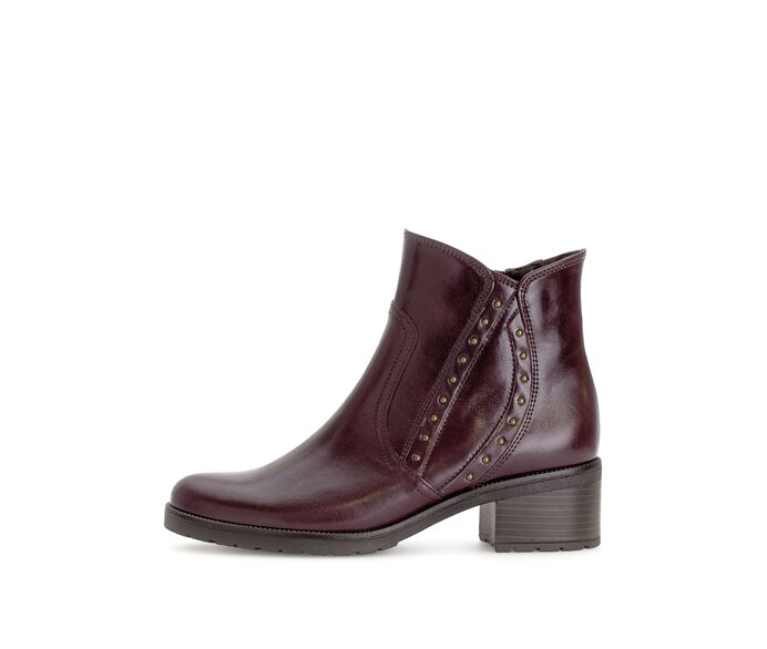 Elegante Stiefelette rot #0