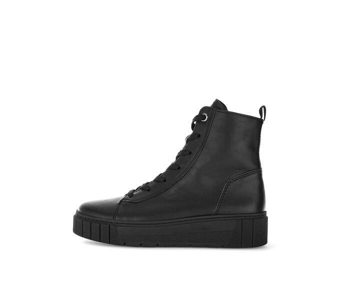 Stivaletto con plateau nero #0