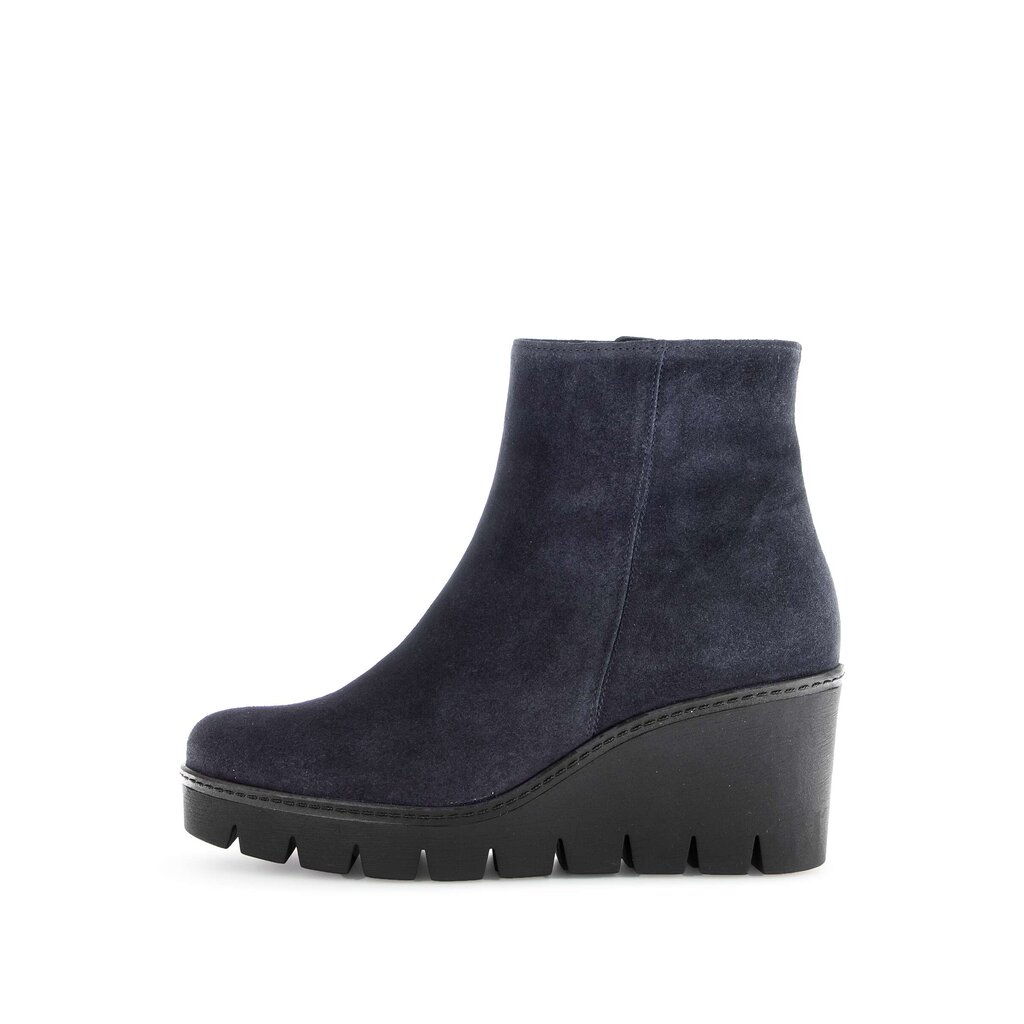 Pius Gabor Plateau Stiefelette blau