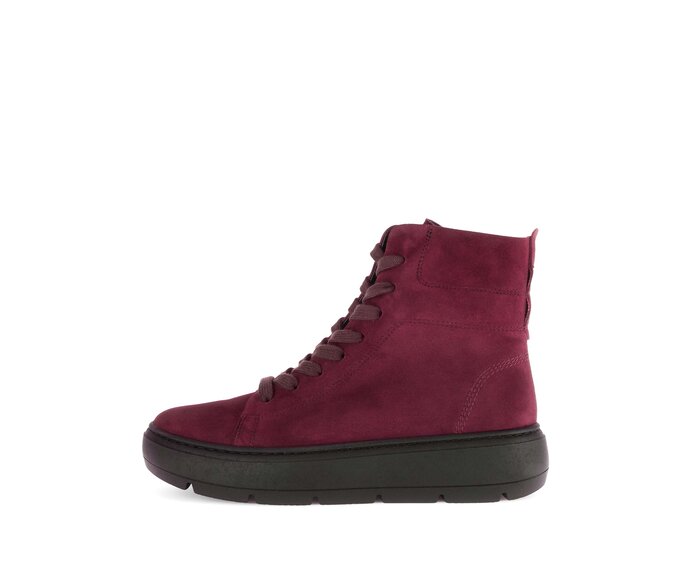 Sportliche Stiefelette rot #0