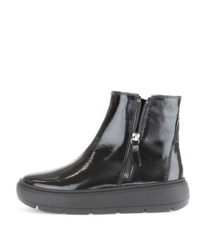 Sportliche Stiefelette schwarz