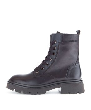 Schnürstiefelette braun