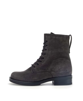Schnürstiefelette grau
