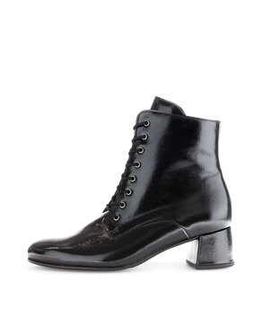 Schnürstiefelette schwarz