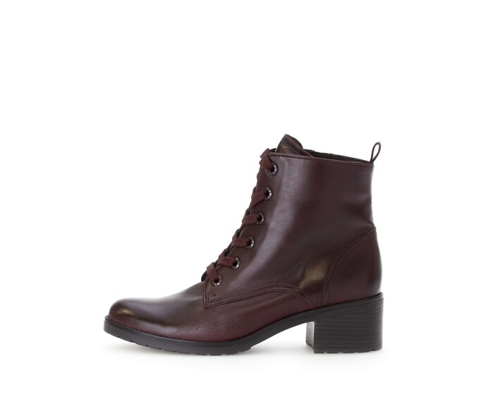 Schnürstiefelette rot #0