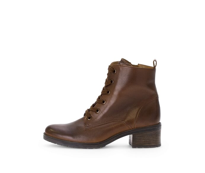 Stivaletto stringato marrone #0