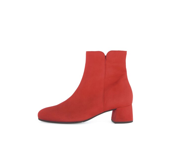 Elegante Stiefelette rot #0