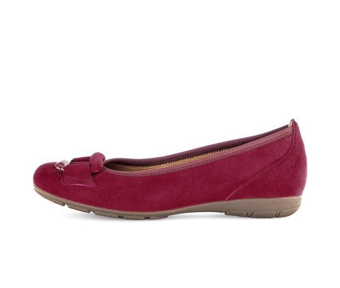 Ballerine sportive 54.166.15 Daim rouge Gabor